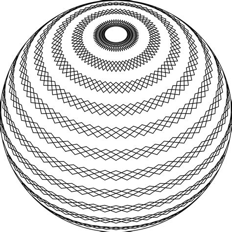 Clipart Spiral Sphere 5