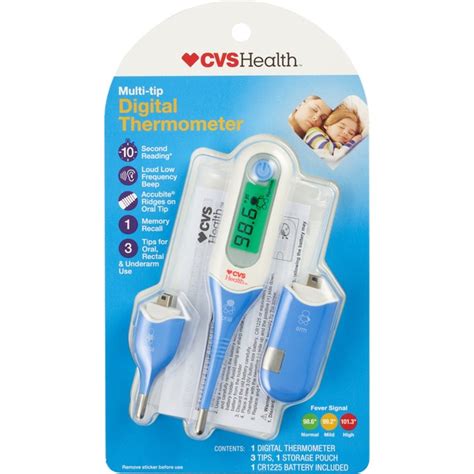 Cvs Health Multi Tip Digital Thermometer Pick Up In Store Today At Cvs