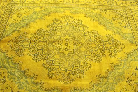 Unsere redaktion begrüßt sie als leser zum großen produktvergleich. Vintage Teppich Gelb in 390x300 (1001-167012) - carpetido.de
