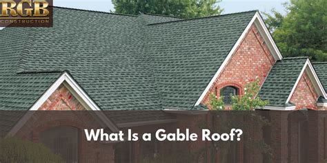 What Is A Gable Roof Rgb Construction Gable Roof Types
