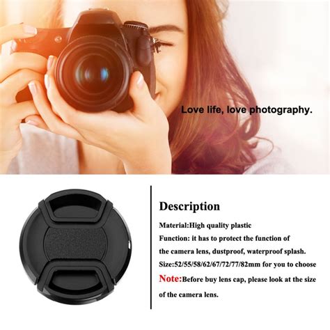 Buy Universal Camera Lens Cap Protection 49525558