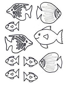 Fish shape template photo album sabadaphnecottage. Free printable coral reef fishes, jellyfish, starfish ...