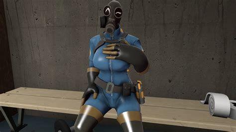 Blu Femme Pyro Wallpaper Sfm By Glacierman On Deviantart