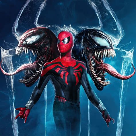 1080x1080 Resolution Spider Man X Venom Superhero Cool 1080x1080