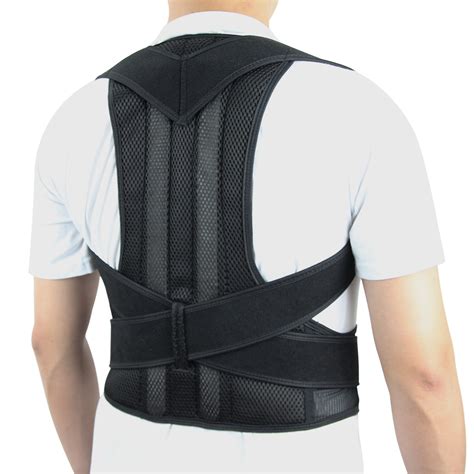 Aptoco Adjustable Posture Corrector Back Support Shoulder Lumbar Brace