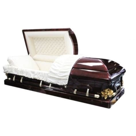 Highland View Mahogany Casket A0986 Wooden Caskets And Urns