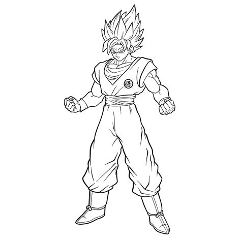 How To Draw Goku In Super Saiyan Master The Power Of Art