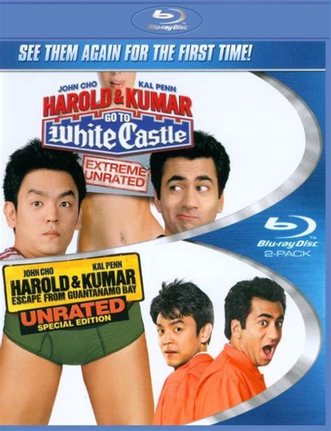 Harold And Kumar Go To White Castleharold And Kumar Escape From Guantanamo Bay 2 Discs Blu