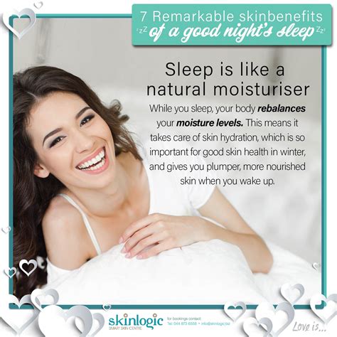 7 remarkable skin benefits of a good night s sleep 1 sleep is like a natural moisturiser while