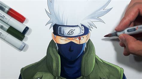 How To Draw Kakashi From Naruto Drawing Tutorial Easy Images And