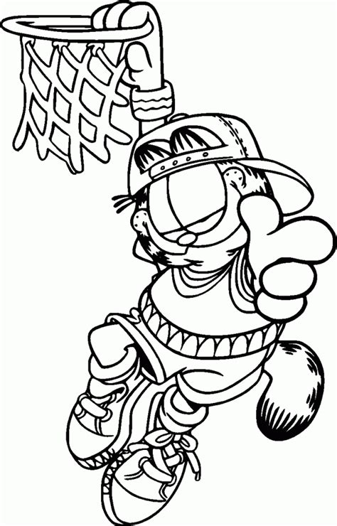 Garfield Coloring Book Coloring Home