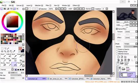 Catwoman From Batman The Animated Series Speedpaint Youtube