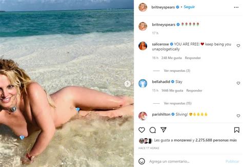 Britney Spears Se Quita La Ropa En La Playa Y Lo Sube A Instagram Revista Clase