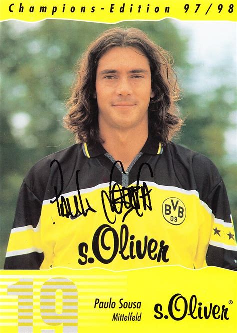 Paulo manuel carvalho de sousa, född 30 augusti 1970 i viseu, är en portugisisk fotbollstränare och före detta spelare. paulo sousa | Bvb dortmund, Borussia dortmund