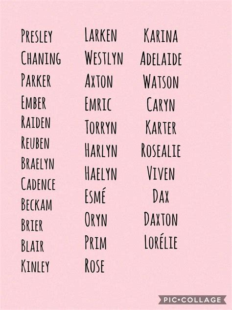Middle Names For Girls Mineloud