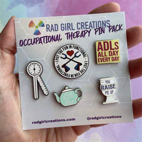 Medical Enamel Pin Pack Rad Girl Creations