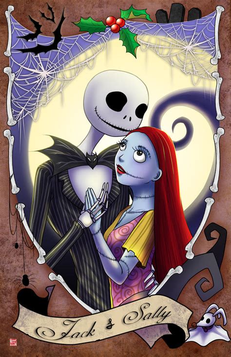 Jack And Sally By Tyrinecarver On Deviantart