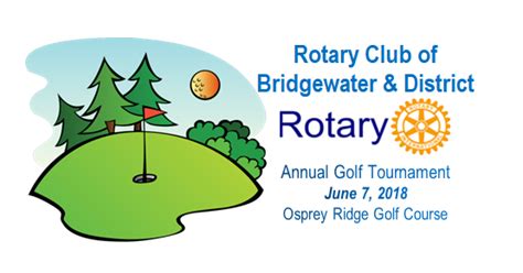 Rotary Golf Tournament Rotary Club Of Bridgewater And District