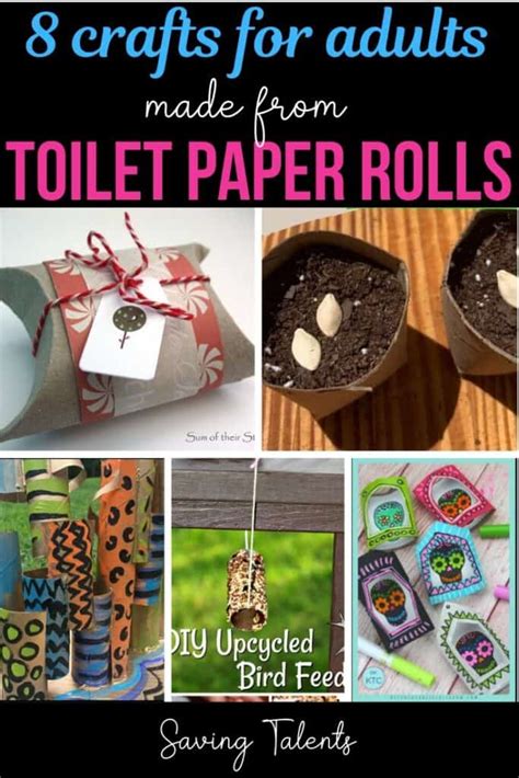 Diy Crafts For Adults Made From Toilet Paper Rolls Saving Talents
