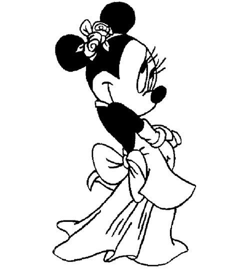 Minnie Mouse Coloring Pages Disney Coloring Pages