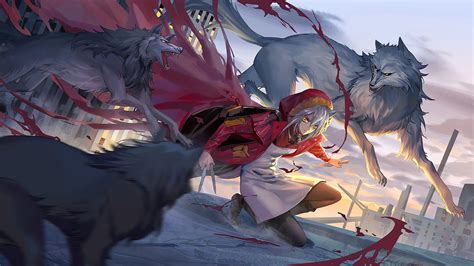 Amiya With Wolves Arknights Anime Wallpaper 4k Ultra Hd Id4893