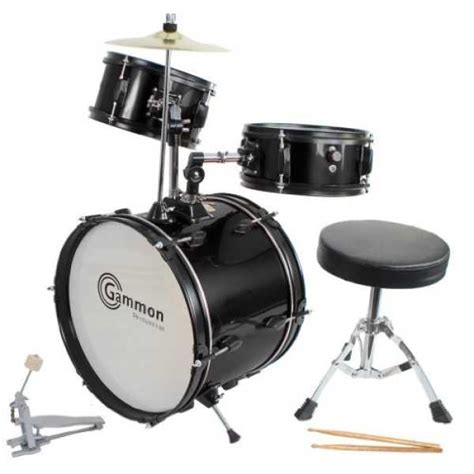 Gammon Percussion Junior Drum Set With Cymbal Stool And Sticks 3