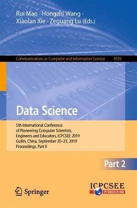 Communications In Computer And Information Science Data Science