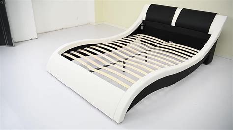1178 1 modern design led bed double king size bed with s shape buy bed frame s shape bed