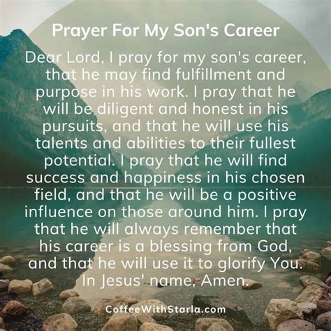 A Mothers Prayer For Her Son 10 Powerful Prayers Coffee With Starla