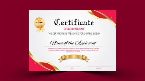Academic Certificate Template Design Photoshop Cc Tutorial Grapocean