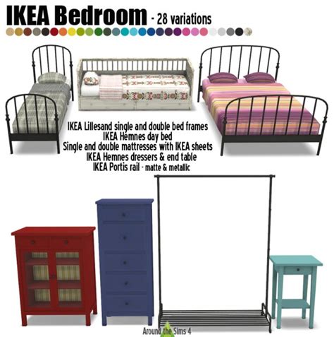 Around The Sims 4 Ikea Inspiration Bedroom • Sims 4 Downloads