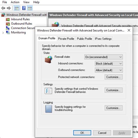 Configure Windows Firewall With Advanced Security Rootusers