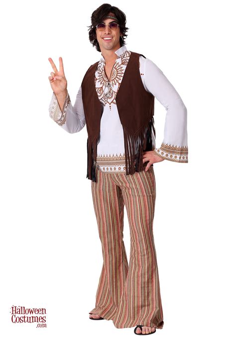 woodstock hippie men s costume