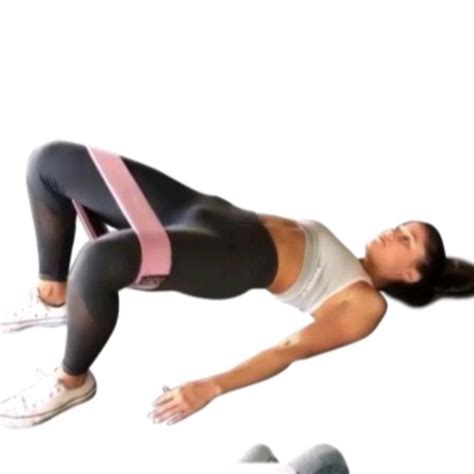 Glute Bridge Pyramid With Band By Donna Taylor Exercise How To Skimble