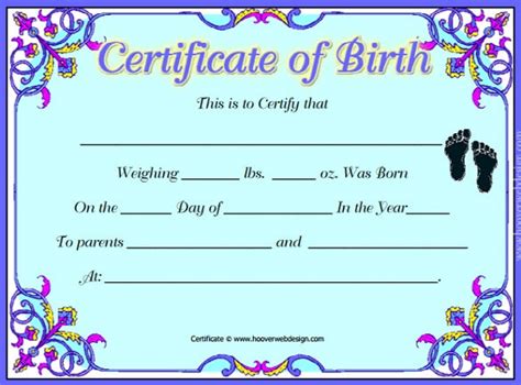 Novelty birth certificate template, every country has guidelines that regulate its operating force, rules that connect with employment terms and monthly. Birth Certificate Template - 44+ Free Word, PDF, PSD ...
