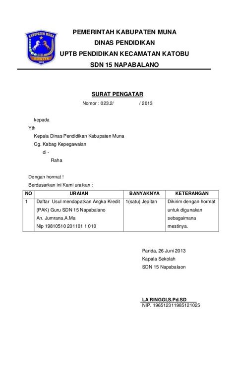 Surat pengantar