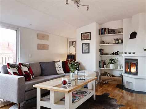 Beautiful Small Attic Apartment In Sweden With Scandinavian Influences