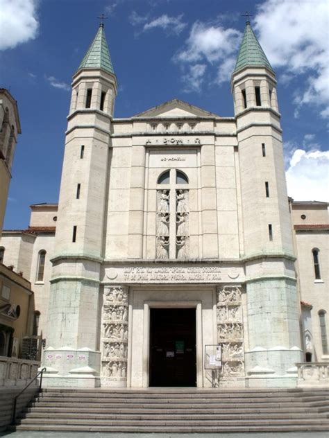 The Basilica Of Saint Rita Of Cascia Italy With Body And Tomb Of St