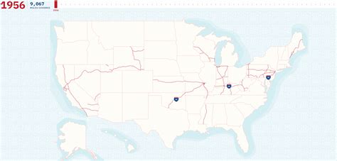 The Evolution Of The Us Interstate Highway System Vivid Maps