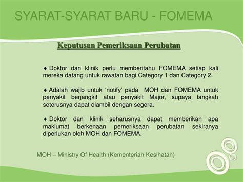 Check spelling or type a new query. PPT - FOMEMA - Medical check-up Prosedur Pemeriksaan ...