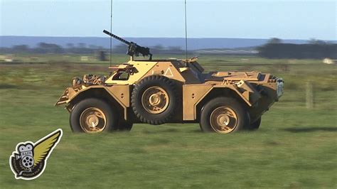 Ride In A 1950s British Army Scout Car Youtube