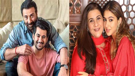 sunny deol wanted to launch karan with sara ali khan but amrita singh refused read to know