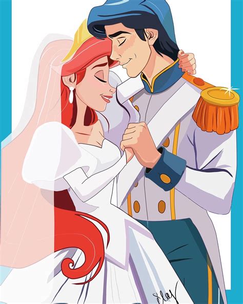Artstation Princess Ariel And Prince Eric From The Little Mermaid