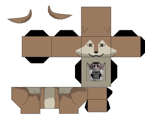 Chibi Dog Paper Toy Free Printable Papercraft Templates