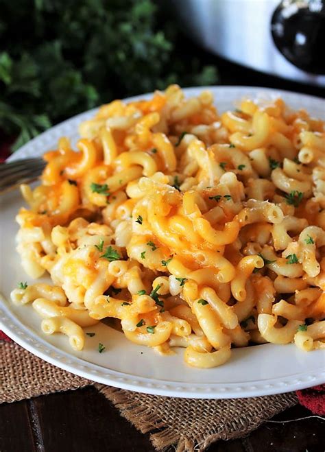Slow Cooker Macaroni And Cheese The Kitchen Is My Playground