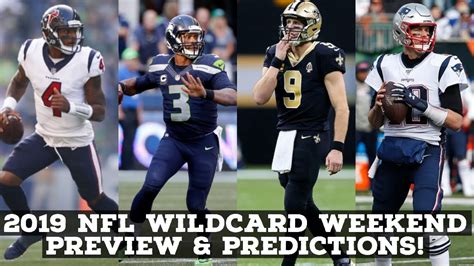 Alle playoff spiele der saison 2019 auf einen blick. 2019 NFL Playoffs Preview & Predictions: WILDCARD WEEKEND ...