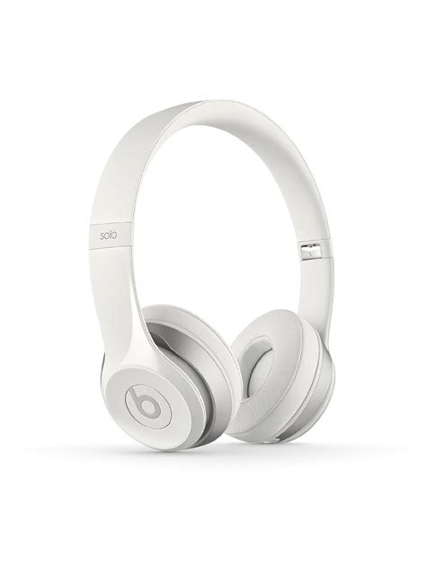 Beats Solo2 Wired On Ear Headphones White Mac Ave