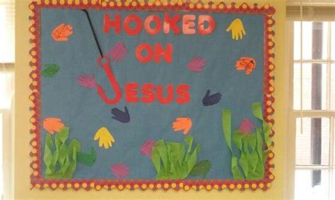 Hooked On Jesus Jesus Bulletin Boards Sunday School Bulletin Boards