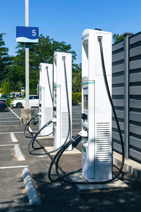 Electrify America Ev Charging Station At Premium Outlet Shopping Center