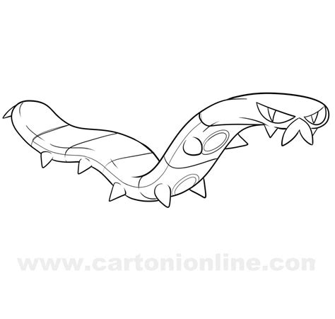 Sizzlipede from Pokémon coloring page